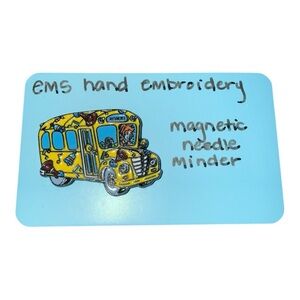 Yellow School Bus Magnetic Needle Minder